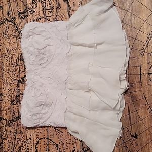 Free People white top size large